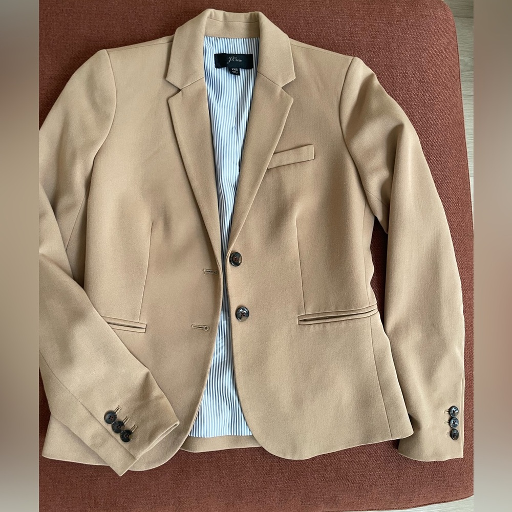 Women J. Crew Camel/Tan Women's Blazer